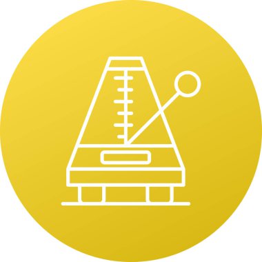 Benzersiz cetvel vektör simgesi