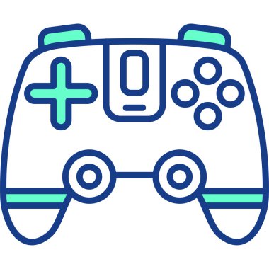 Oyun. Web simgesi basit illüstrasyon