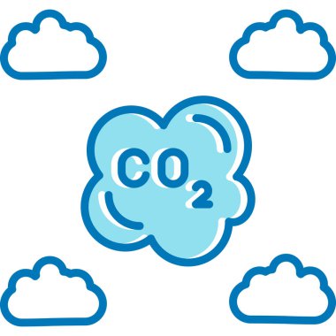 Bulut simgesi vektör illüstrasyonu