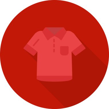 Gömlek. Web simgesi basit illüstrasyon