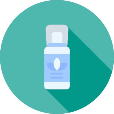 Şişe. Web simgesi vektör illüstrasyonu