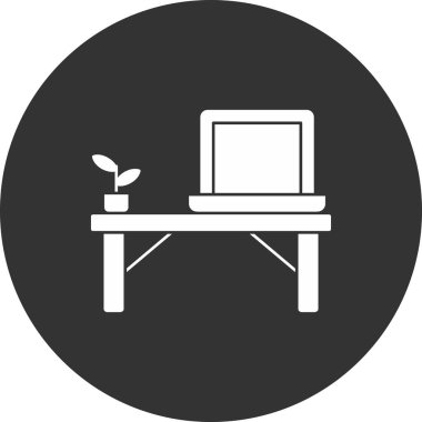 ev ofis masa simgesi