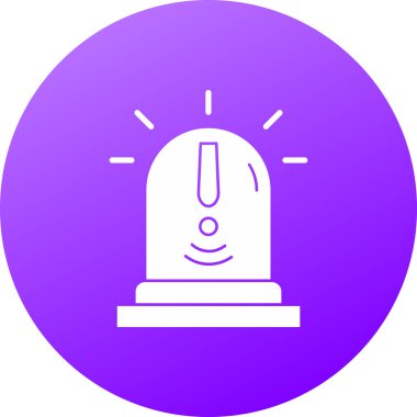 Siyah çizgi sihirli top ikonu beyaz arkaplanda izole edildi. Kristal küre. Mor daire rastgele. vektör.