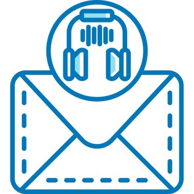 Mektup. Web simgesi basit illüstrasyon