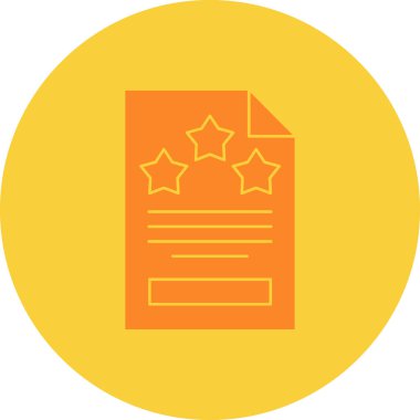 Rozet. Web simgesi basit illüstrasyon