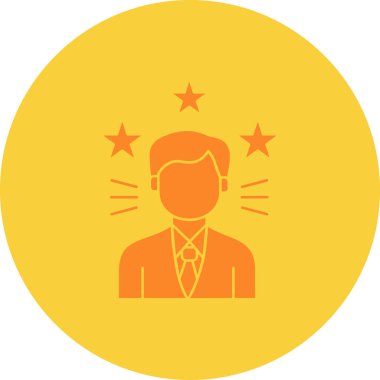 Rozet. Web simgesi basit illüstrasyon