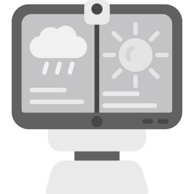 Bulut. Web simgesi basit tasarım