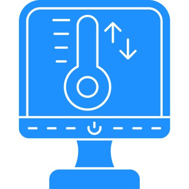 termometre sıcaklık simgesi, özet biçimi