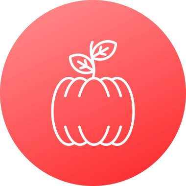 Eşsiz Elma Vektör Satırı Simgesi