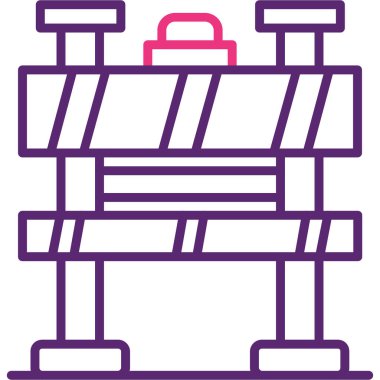 Bir bankın vektör illüstrasyonu