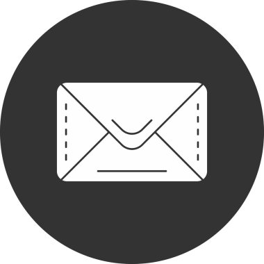 Mektup. Web simgesi basit tasarım