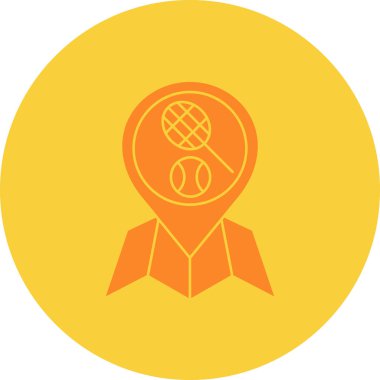 Tek bir simgenin vektör illüstrasyonu