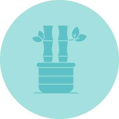 Kaktüs. Web simgesi basit illüstrasyon