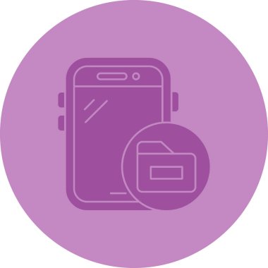 Modern simgenin vektör illüstrasyonu