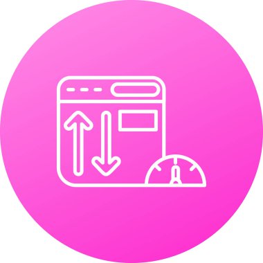 Fırın simge vektör çizim