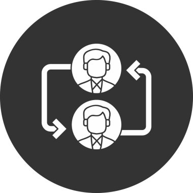 iş simgesi vektör illüstrasyonu