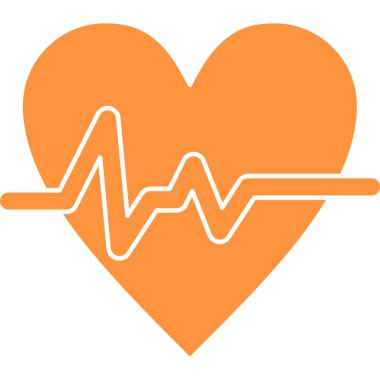 Kalp atışını vektör simgesi