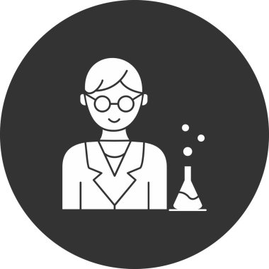 vektör bilimci simgesi illüstrasyonu