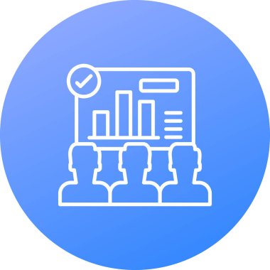 İş simgesinin vektör illüstrasyonu