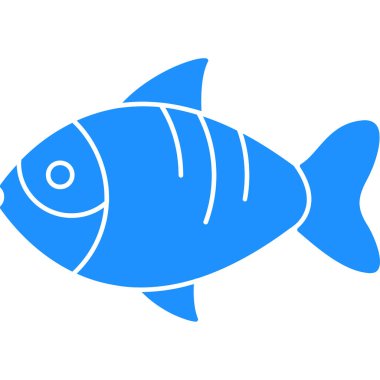 Hayvan balığı simgesi - taslak biçiminde