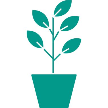 bitki simgesi vektör illüstrasyonu