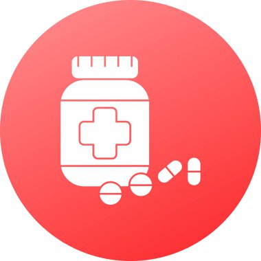 İlaç simgesinin vektör illüstrasyonu