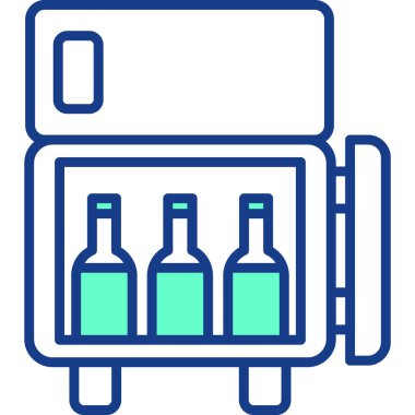 Bira. Web simgesi basit illüstrasyon