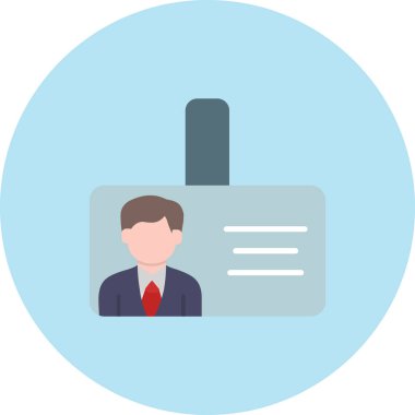 Uzun gölgeli düz daire simgesi.