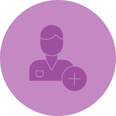 avatar. Web simgesi basit illüstrasyon