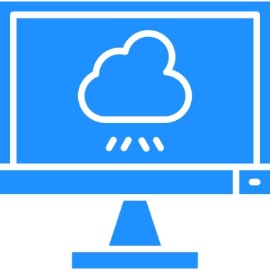 veri depolama bulutu simgesi düz biçiminde