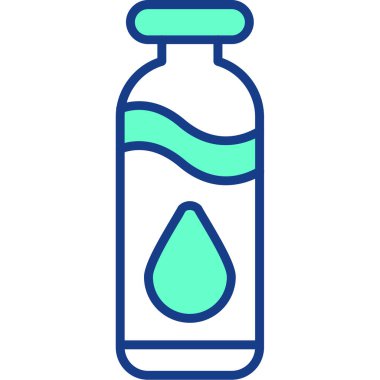 Şişe. Web simgesi basit illüstrasyon