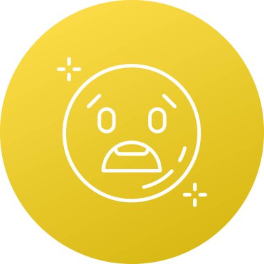 emoji modern simgesinin vektör illüstrasyonu