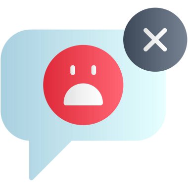 üzücü ileti vektör illüstrasyonu