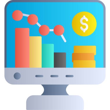 iş analizi vektör çizgisi simgesi