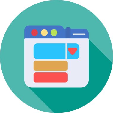 iş planı düz simgesi düz stil