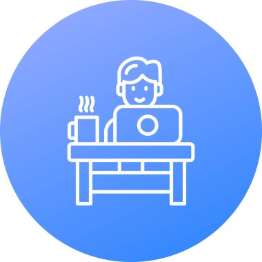 kahve ikonu vektör illüstrasyonu