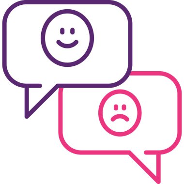 Konuşma baloncukları ikon vektör illüstrasyon tasarımı