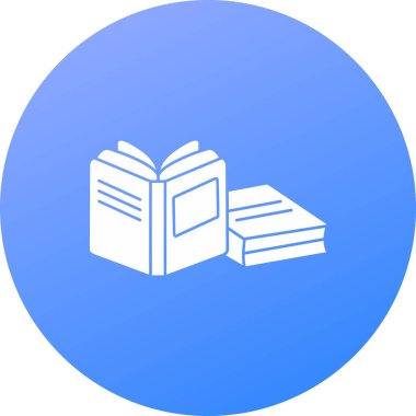 Kitap. Web simgesi vektör illüstrasyonu