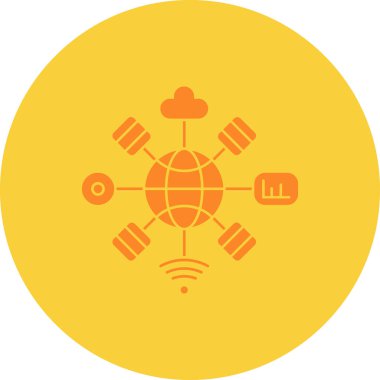 seo modern simgesinin vektör illüstrasyonu