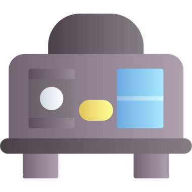 Kamera simgesi, vektör illüstrasyonu