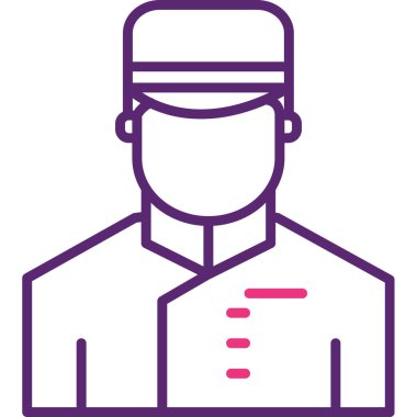 avatar. Web simgesi basit illüstrasyon