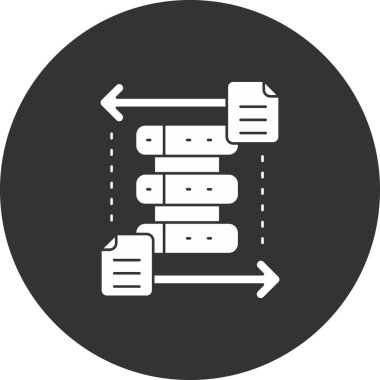 Tek bir simgenin vektör illüstrasyonu