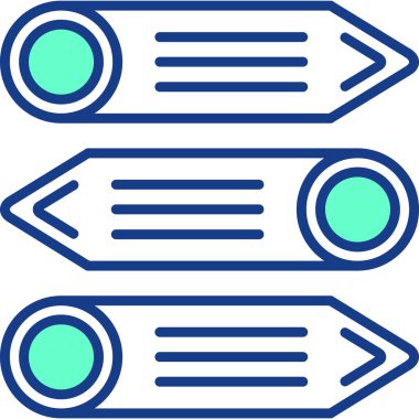 Ok. Web simgesi basit illüstrasyon