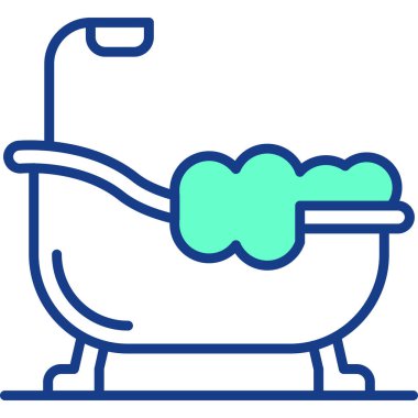 tuvalet ağı simgesi basit illüstrasyon tasarımı