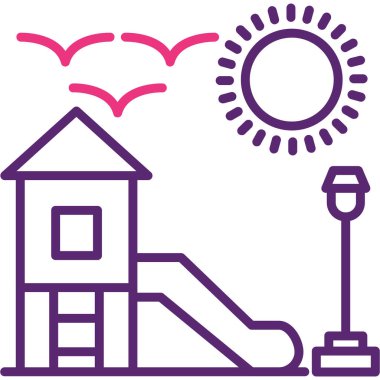 ev simgesi, vektör illüstrasyonu