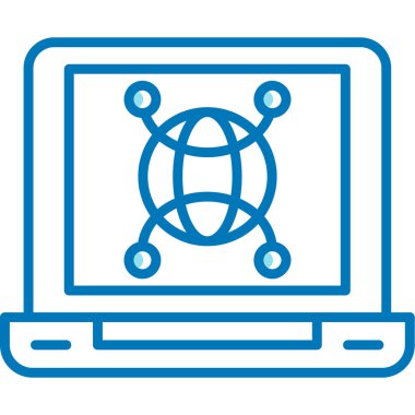 bilgisayar simgesi vektör illüstrasyonu