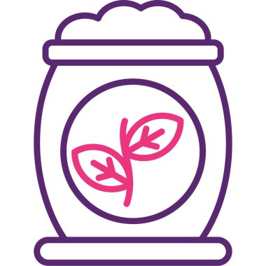 Kavanoz. Web simgesi basit illüstrasyon