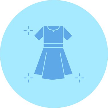 Elbise. Web simgesi basit illüstrasyon