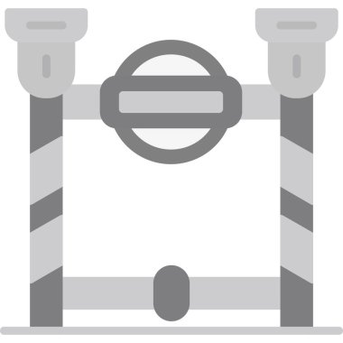 Modern oto tamir simgesinin vektör illüstrasyonu