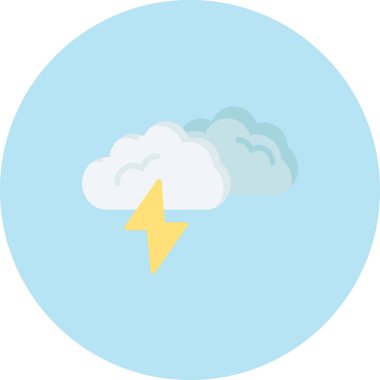 Bulut. Web simgesi basit illüstrasyon